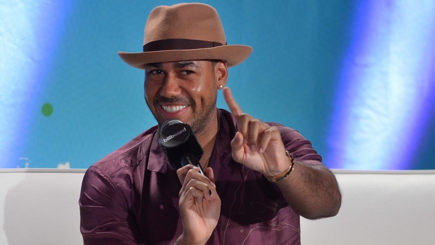 El cantante Romeo Santos habla este miércoles 29 de abril en una charla en el marco de la Conferencia Billboard de la Música Latina que tiene lugar en Miami Beach, Florida. EFE