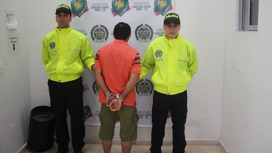 Sospechoso de abusar de una niña de 8 años fue capturado en Puerto Triunfo 2 Foto: Policía Antioquia.