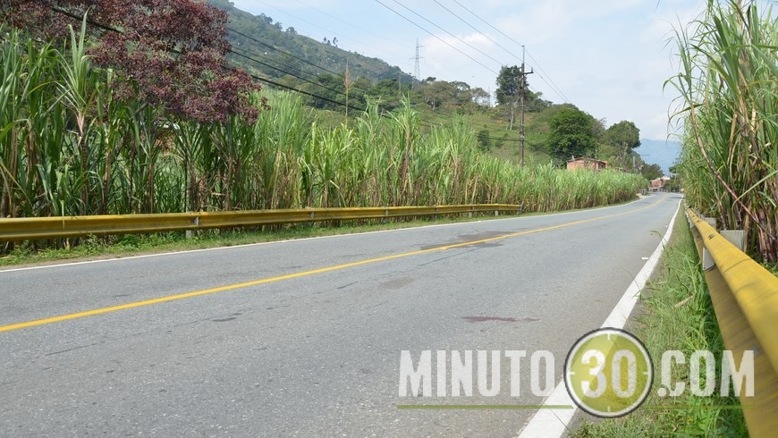 Sitio del accidente. Foto: Guillermo Naranjo