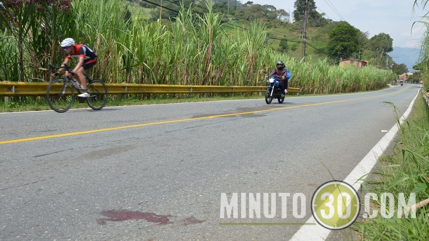 Sitio del accidente. Foto: Guillermo Naranjo