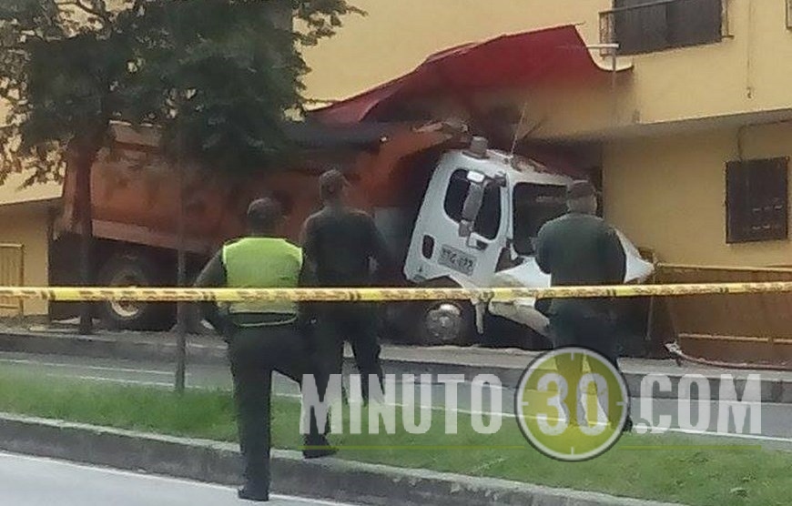Voqueta que ocasionó el accidente.