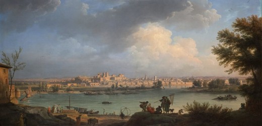 El Louvre añade a sus colecciones la obra “Vue d’Avignon” del francés Vernet