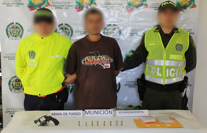 Por un crimen ocurrido en El Santuario, capturaron a 'el Mono' en Granada 2 Foto: Policía Antioquia.