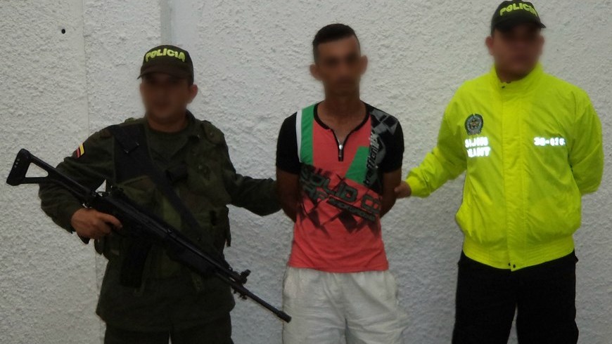 Sospechoso de matar a un hombre a machetazos fue capturado en Anorí 2 Foto: Policía Antioquia.