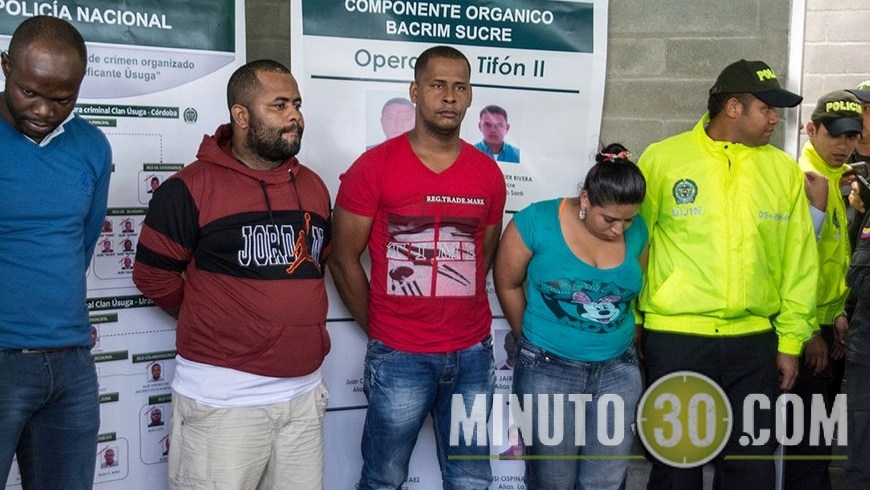 Fotos: En el operativo contra el 'Clan Úsuga' también cayó una proxeneta 2 Capturados en la redad contra el 'Clan Úsuga'.