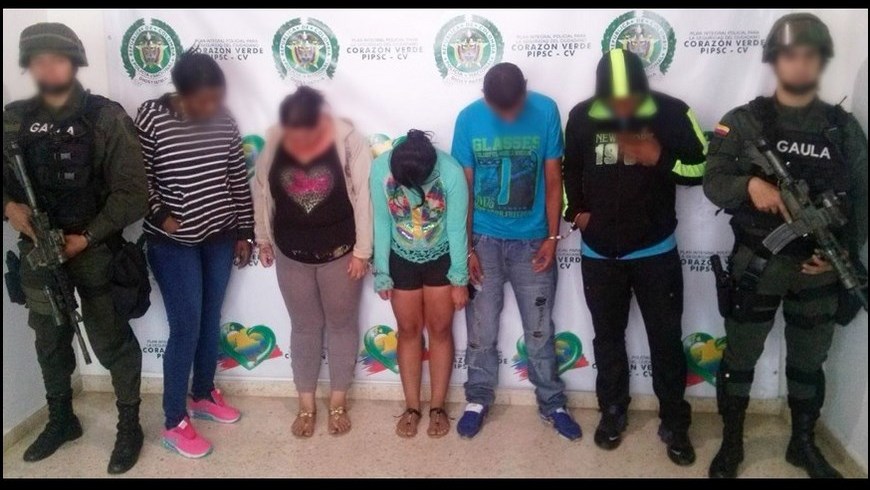 Antioquia Capturados en Betania. Foto: Policía <a class=