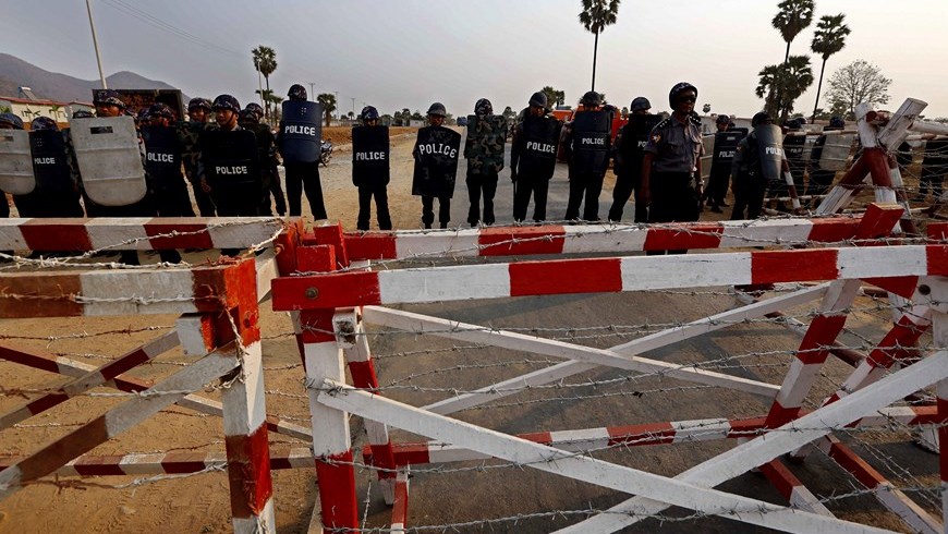 Deslizamiento en mina