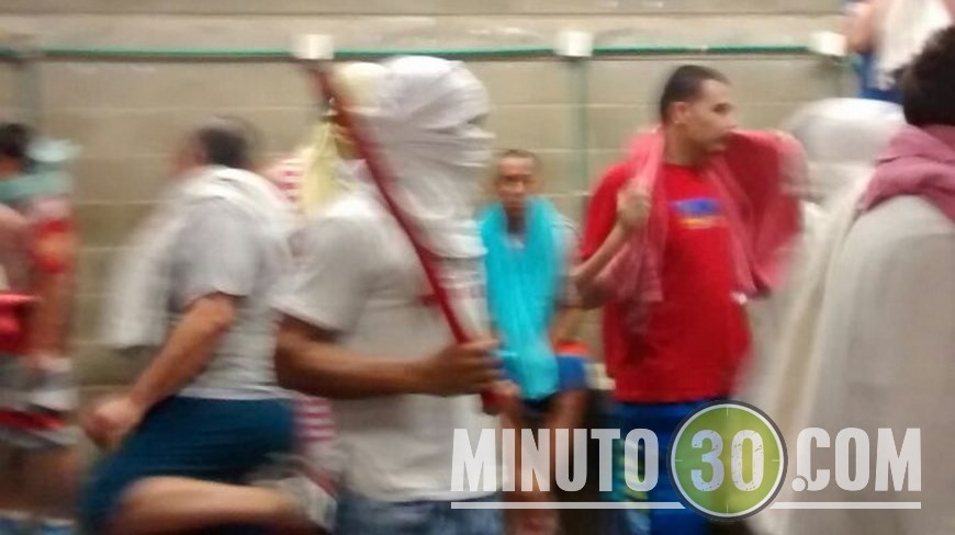 Fotografia enviada por los reclusos del Pedregal