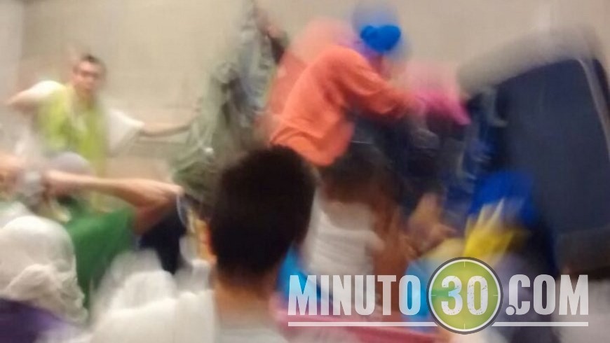 Fotografia enviada por los reclusos del Pedregal