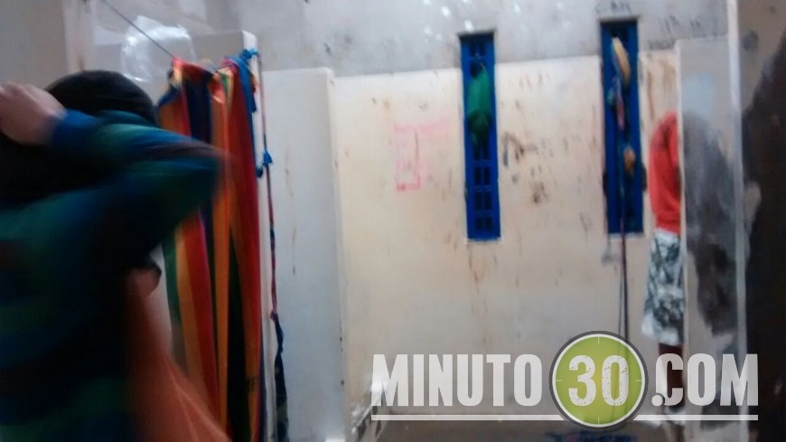 Fotografia enviada por los reclusos del Pedregal