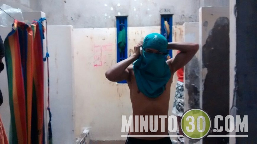 Fotografia enviada por los reclusos del Pedregal