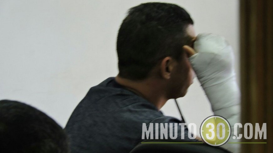 Julio César Jaramillo Osorio durante la audiencia.