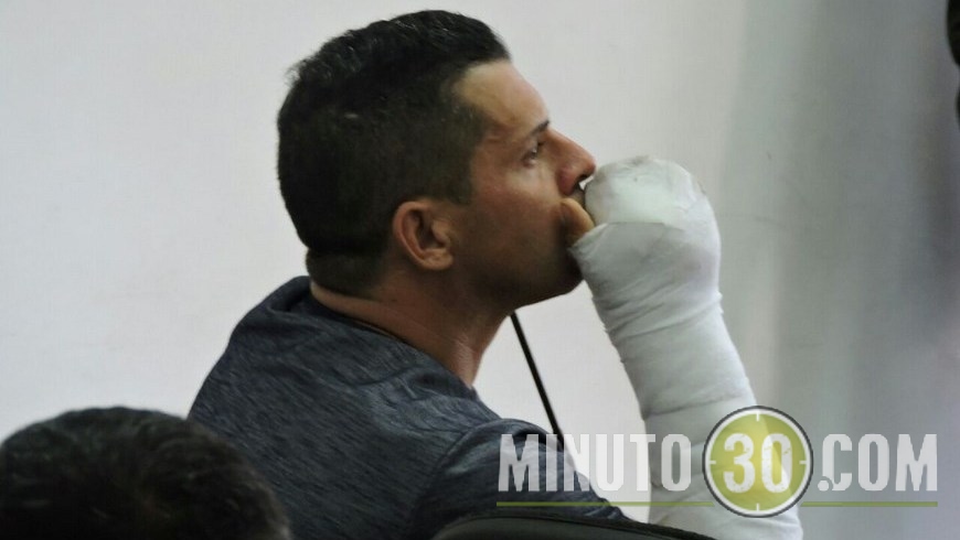 Julio César Jaramillo Osorio durante la audiencia.