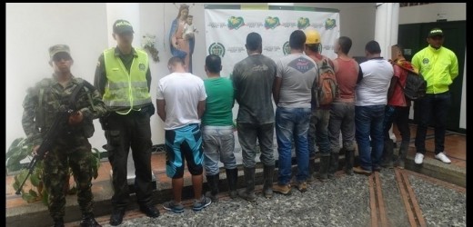 OCHO CAPTURAS EN BURITICA