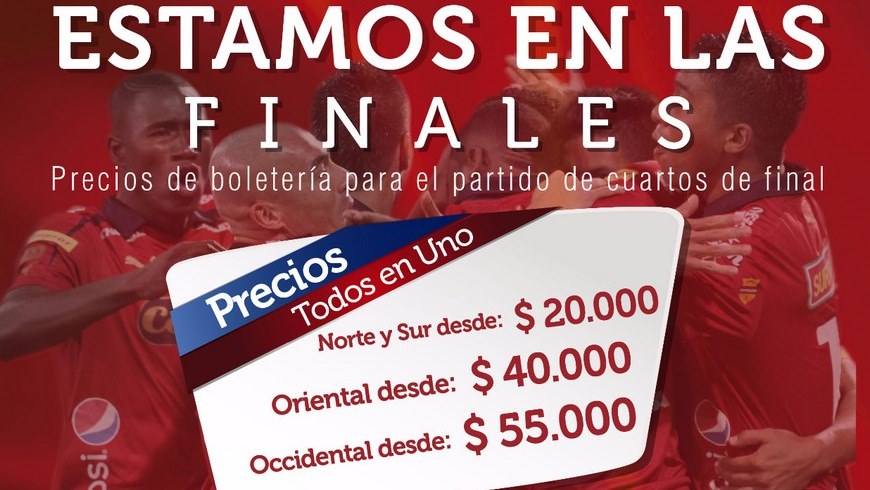 Medellín dio a conocer los precios del 'Todos de Uno' para la siguiente fase de la Liga 1 Portada Precios todos en uno