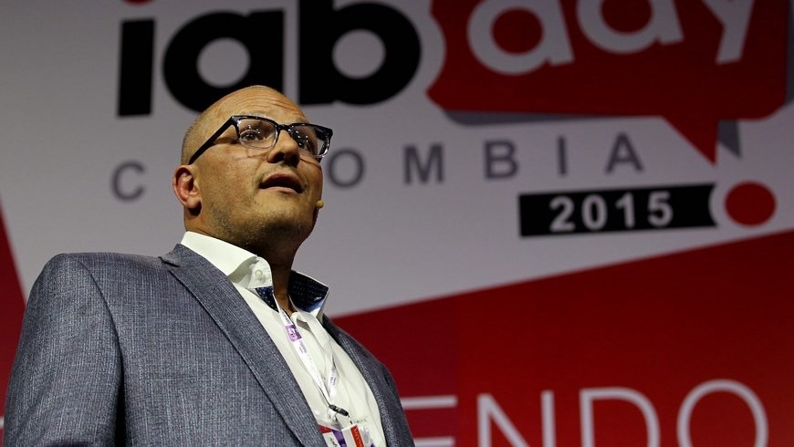 La compañía de publicidad Teads inaugura en Colombia su quinta oficina en Latinoamérica 2 El director general de Teads para Latinoamérica, Eric Tourtel, habla durante una conferencia del IV Congreso Internacional de Mercadeo y Publicidad Digital este 16 de abril de 2015, en Bogotá (Colombia). EFE