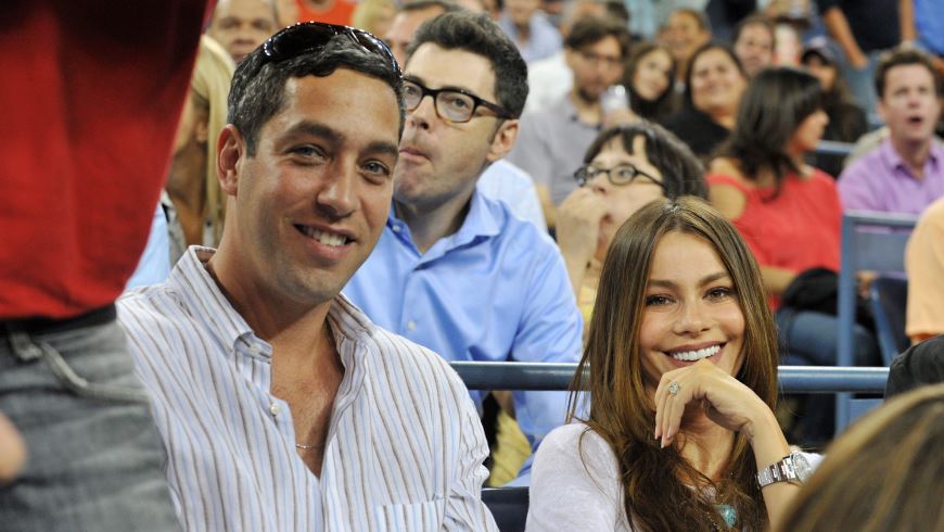 La actriz colombiana Sofia Vergara y su exprometido Nick Loeb. EFE/Archivo