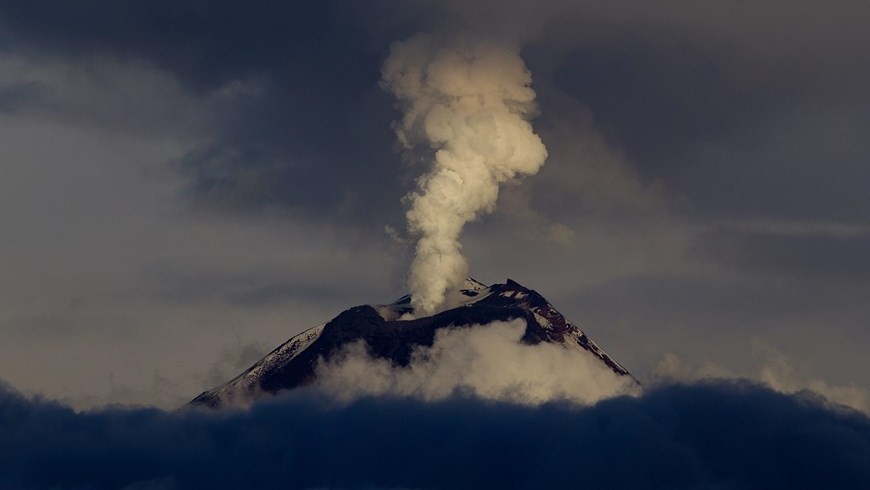 Volcan en Ecuador