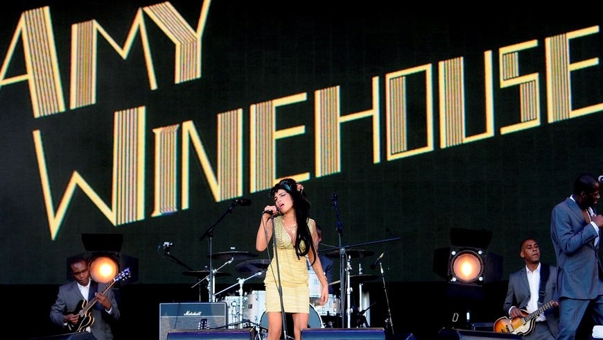 La cantante británica Amy Winehouse durante una actuación. EFE
