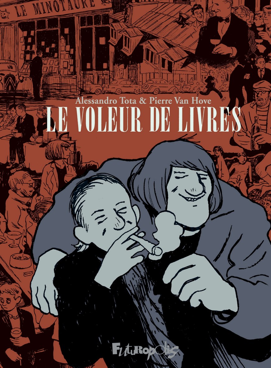 Fotografía facilitada por Futuropolis de la portada del tebeo "Le Voleur de livres" (El ladrón de libros). EFE