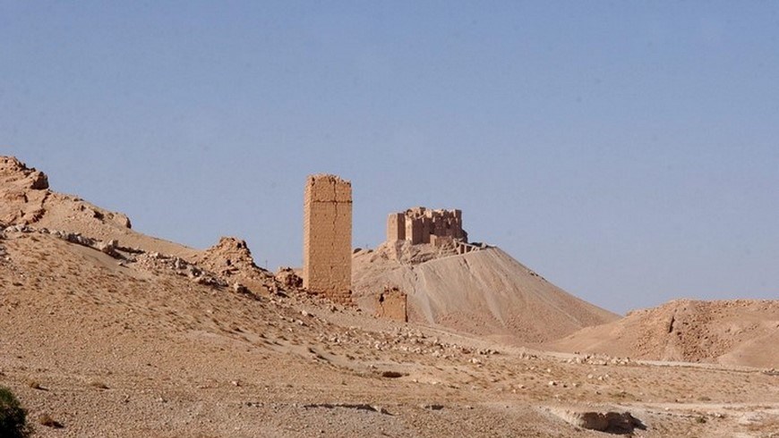 Vista de la fortaleza de Baal, del siglo XII en Palmira. EFE/Archivo