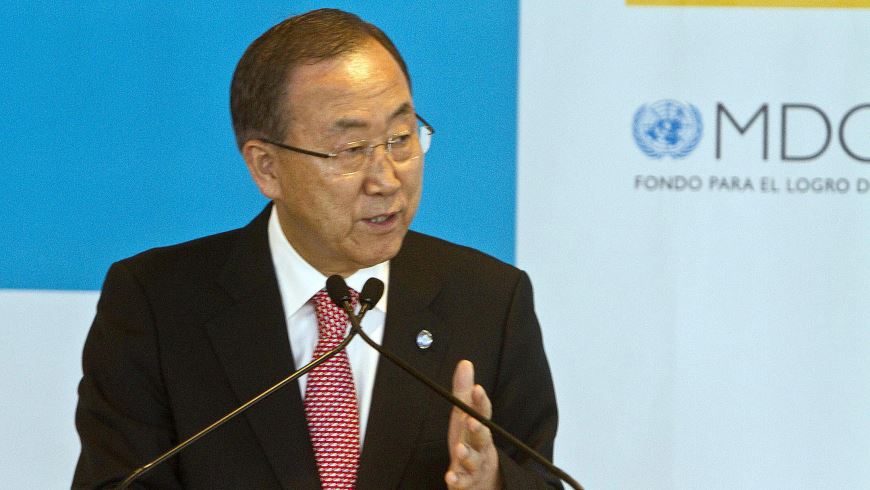 El Secretario General de las Naciones Unidas, Ban Ki Moon. EFE/Archivo