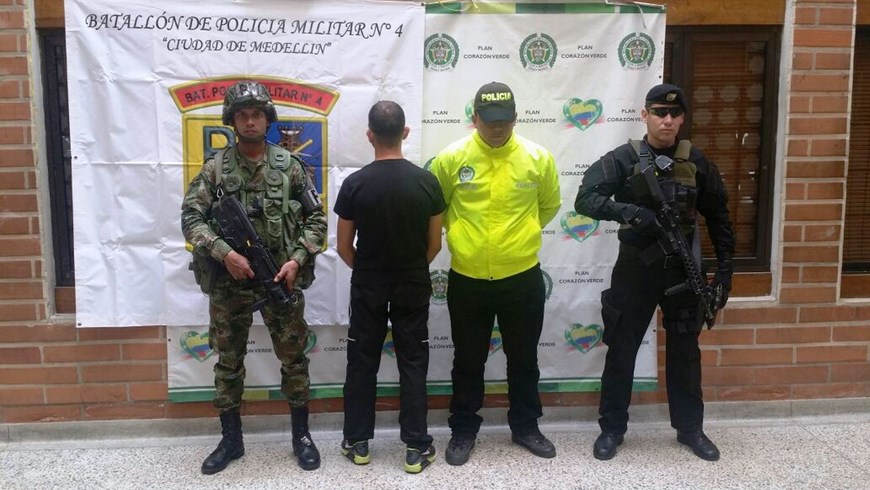 En Medellín cayó alias 'Alex mocho', cabecilla del Eln en el Bajo Cauca 1 CAPTURA DE ALEX MOCHO