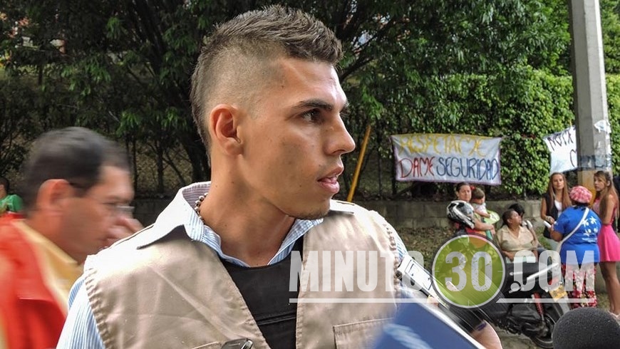 James Zuluaga Coordinador Mesa de Derechos Humanos comuna13