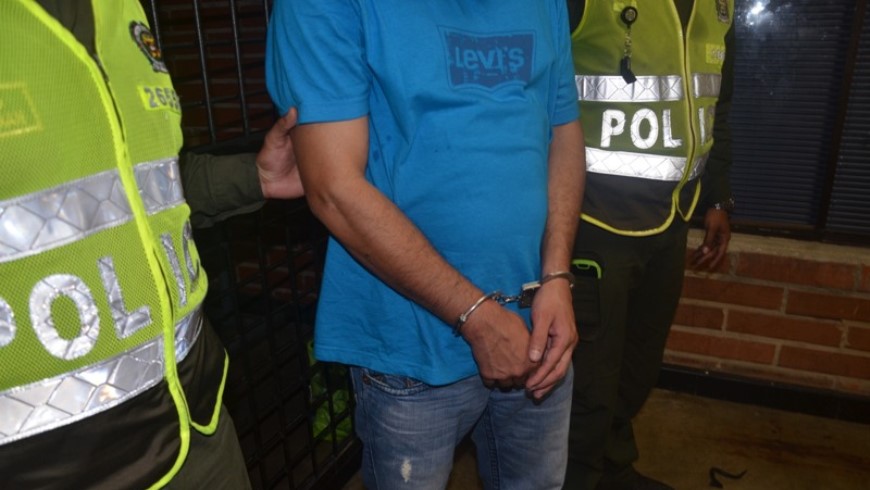 FOTOS: Capturado exparamilitar en El Poblado 4 Foto: Policía Meval.