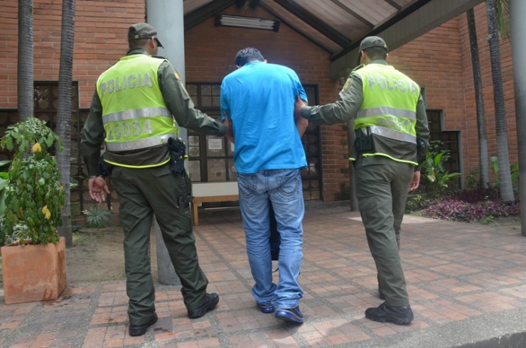 FOTOS: Capturado exparamilitar en El Poblado 2 Foto: Policía Meval.