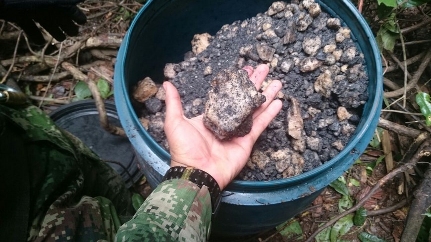 Incautaciones. Foto: Comando Conjunto No. 3 del Suroriente.