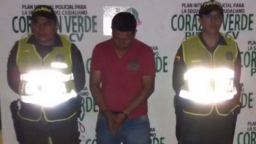 Captura de Jorge Eliecer Juez Hoyos. Foto: Policía Córdoba.