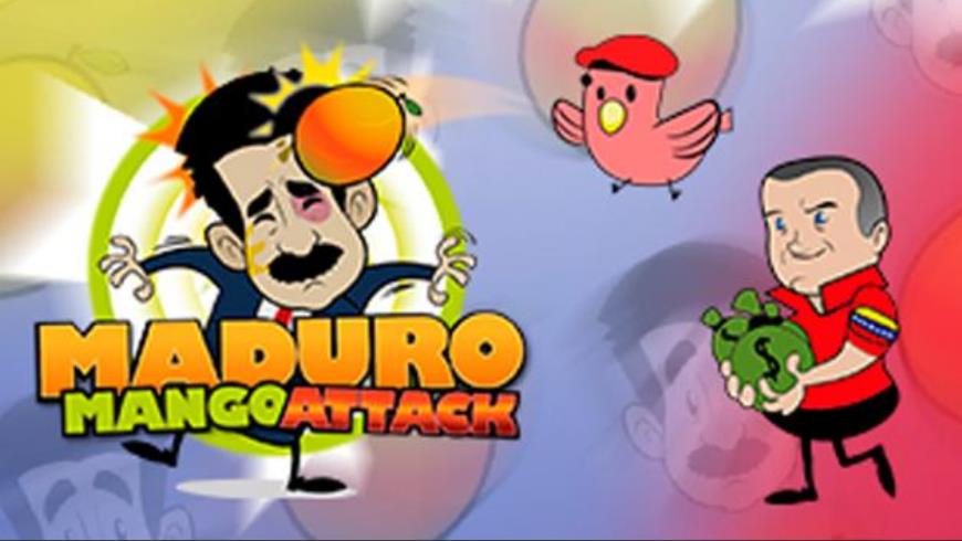 Vista del juego oara móviles Maduro Mango Attack. Cortesía.