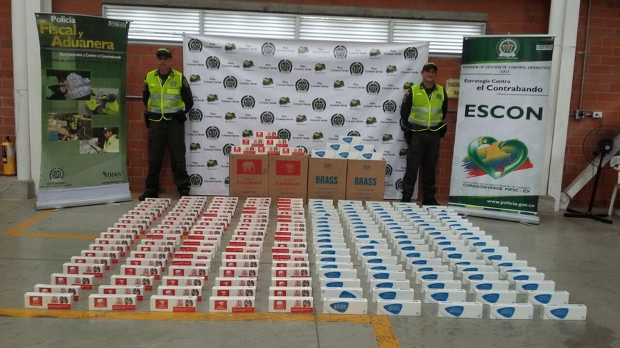 Foto: Policía Fiscal y Aduanera de Cali.