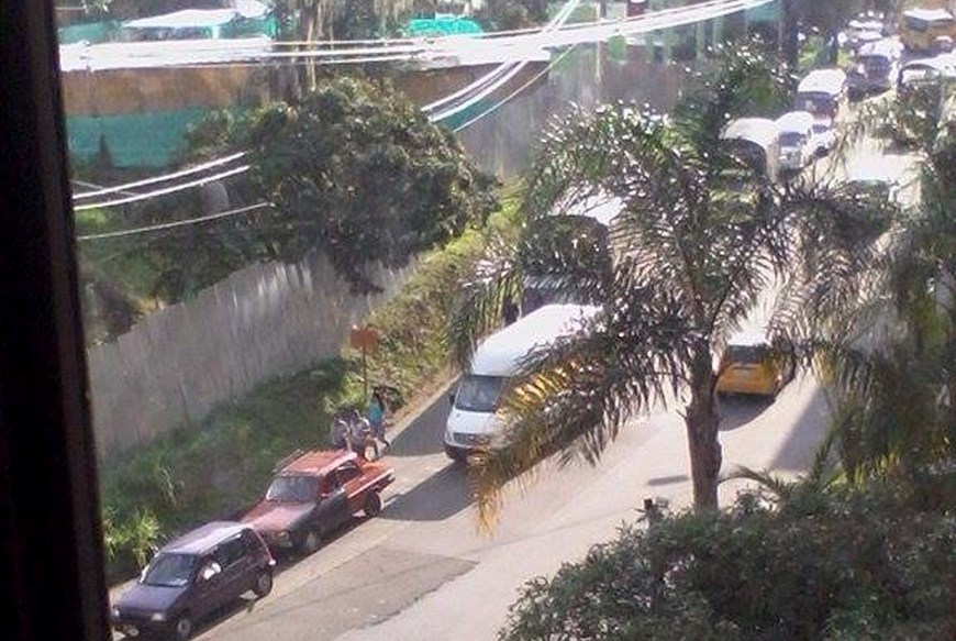 Así se vivió el trancón en algunos sectores.