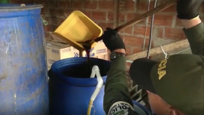 VIDEO: Allanado alambique ilegal en Aranjuez 1 Alambique_Aranjuez_licor_adulterado