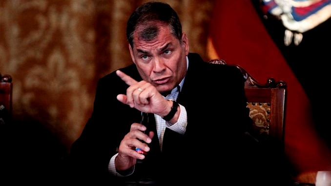 RAFAEL CORREA ON THE ELECTION: 'WE WERE HALF POINT FROM WINNING IN A ROUND'