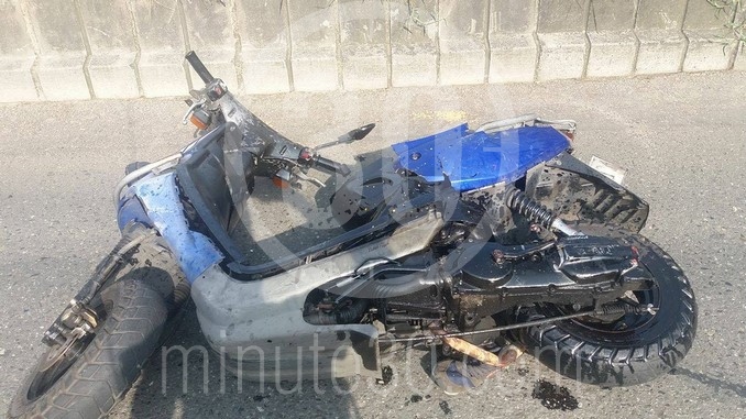 Accidente de moto en Envigado.