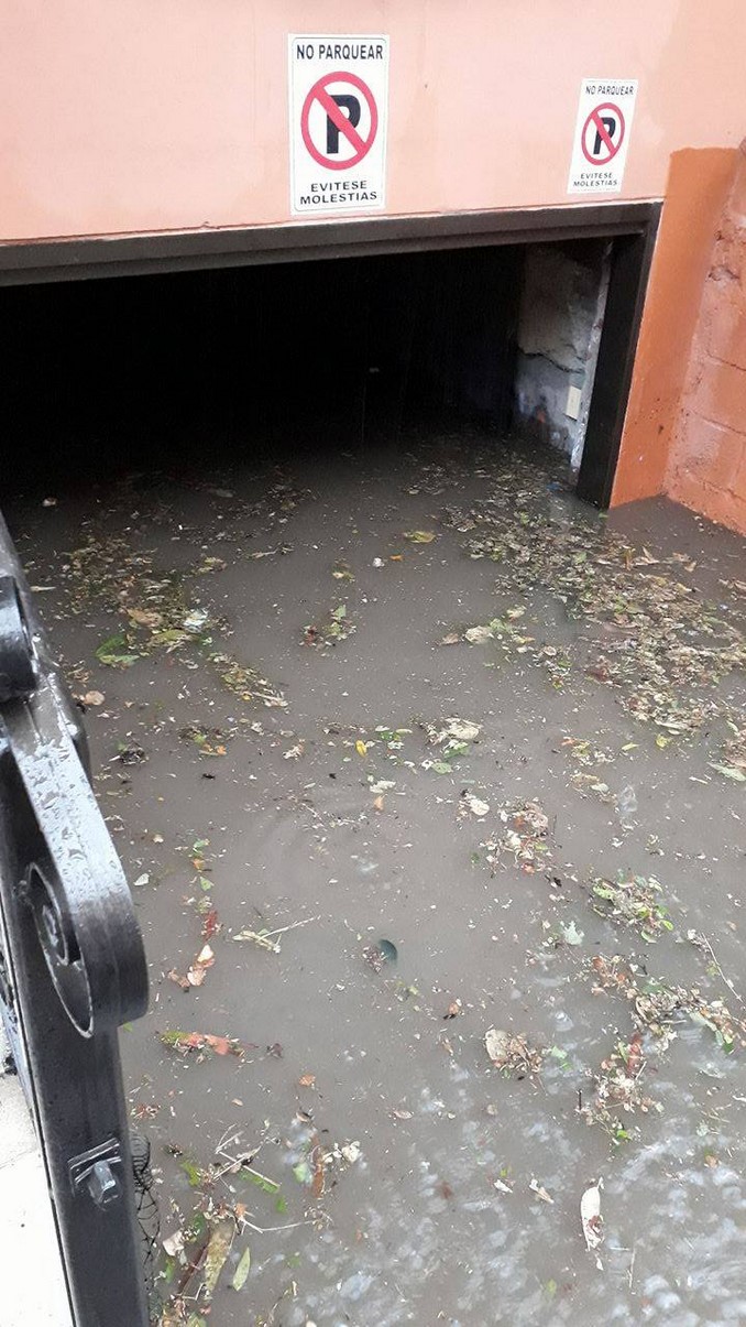 Inundación en Itagüí por aguacero