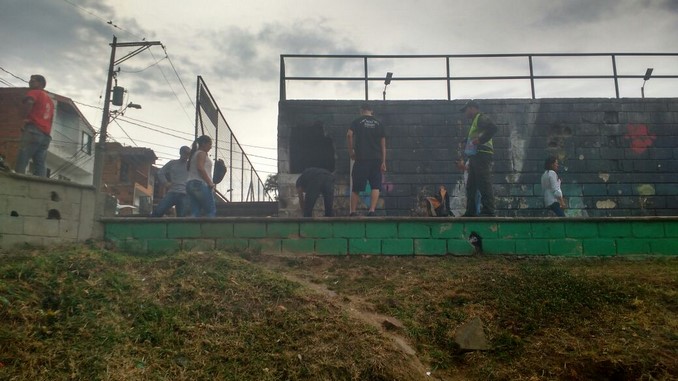 Apropiación de espacio público en Alfonso López.