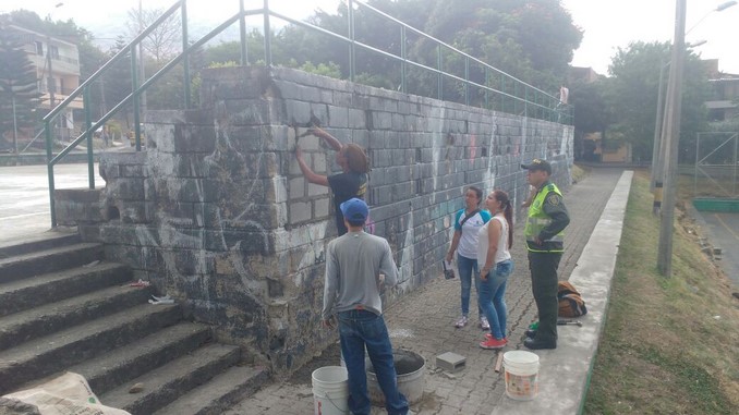 Apropiación de espacio público en Alfonso López.