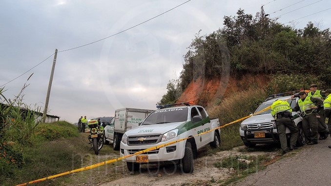 Asesinado en la vereda La Cuchilla de San Cristóbal.