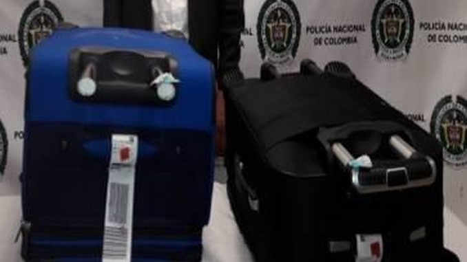 Cocaína incautada en el aeropuerto de Rionegro.