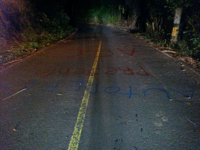 FOTOS: Capturan a dos hombres en Valparaíso por pintar grafitis alusivos al 'Clan del Golfo' 6 Capturan a dos hombres en Valparaíso por pintar grafitis alusivos al 'Clan del Golfo'