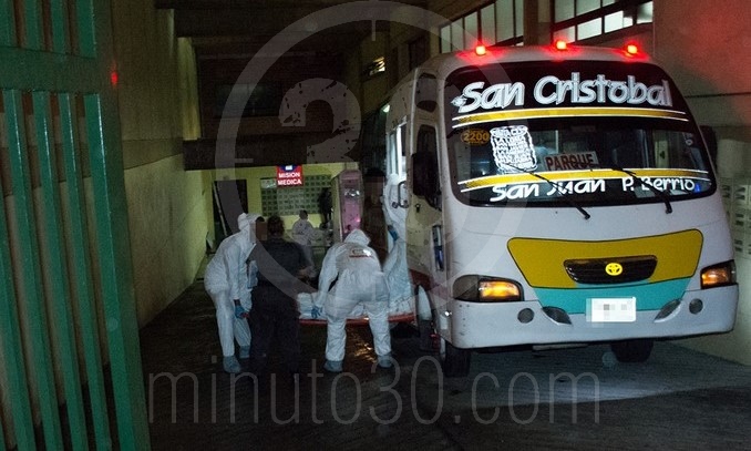 FOTOS Y VIDEO: Menor de edad fue asesinado en una buseta de San Cristóbal 10 homicidio bus 10