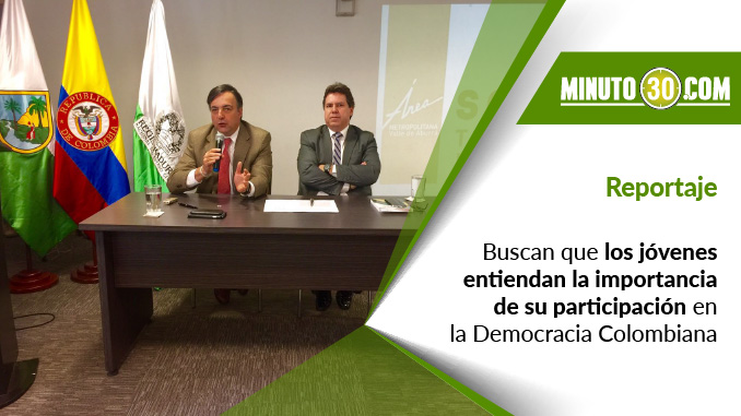 Carlos Galindo - Registrador Nacional y Eugenio Prieto - Director Área Metropolitana