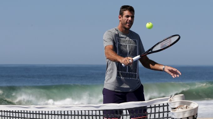 Del Potro se quita presión y señala como favoritos a Djokovic y Nadal, en el Abierto de Acapulco 1 juan martin del potro