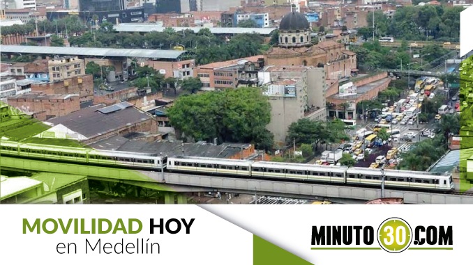 Así está la movilidad en Medellín la tarde de este miércoles 31 de mayo
