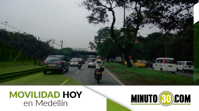 Así está la movilidad en Medellín la tarde de este lunes 17 de abril 1 Movilidad Medellín.