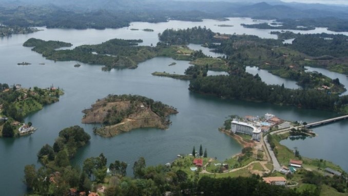 Represa de Guatapé.